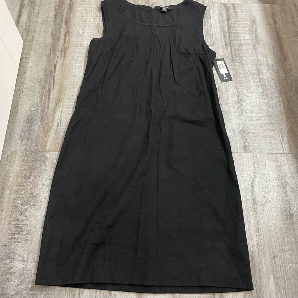 DKNY Sleeveless Black Dress Size 8